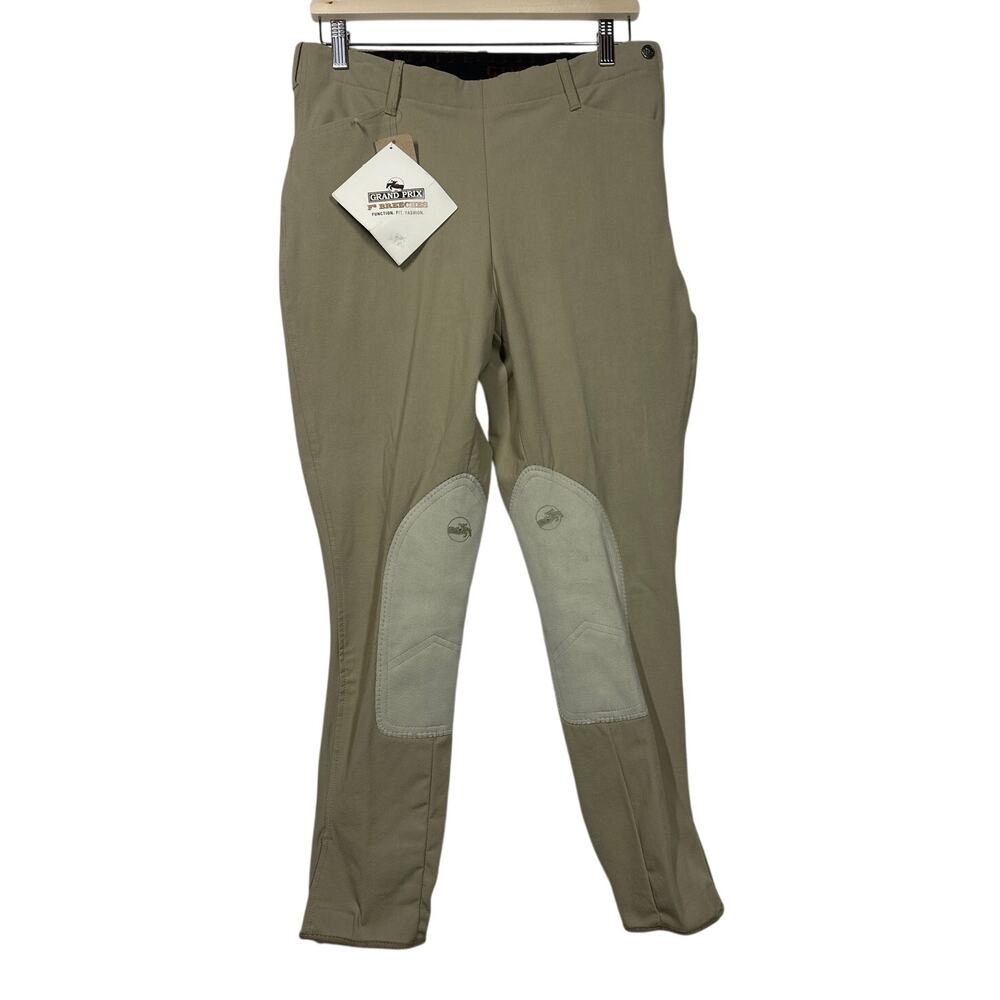 Grand Prix Frantisi USA Savannah Knee Patch Riding Breeches Dorlastan Size 32